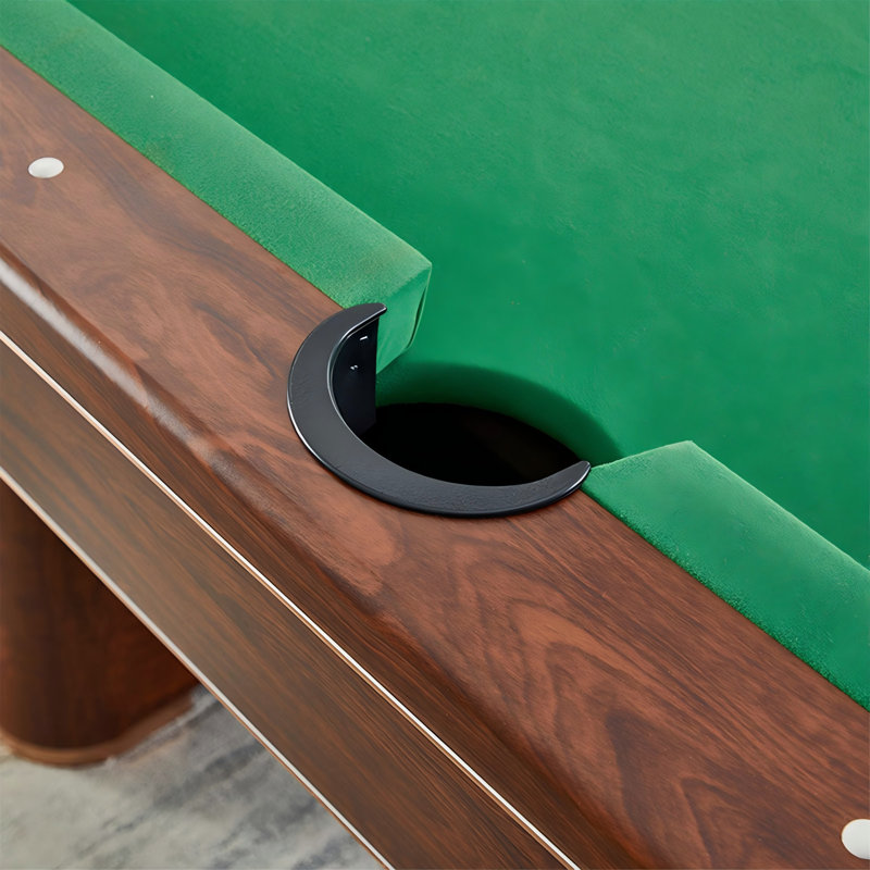 Table de billard standard 6 pi Modern Home, 31.89" H x 77.17" W x 43.5" D, Vert