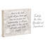 Plaque de table « Ayez confiance en le Seigneur » 4x3
