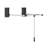 Metal Adjustable Industrial Pipe Clothing Rack