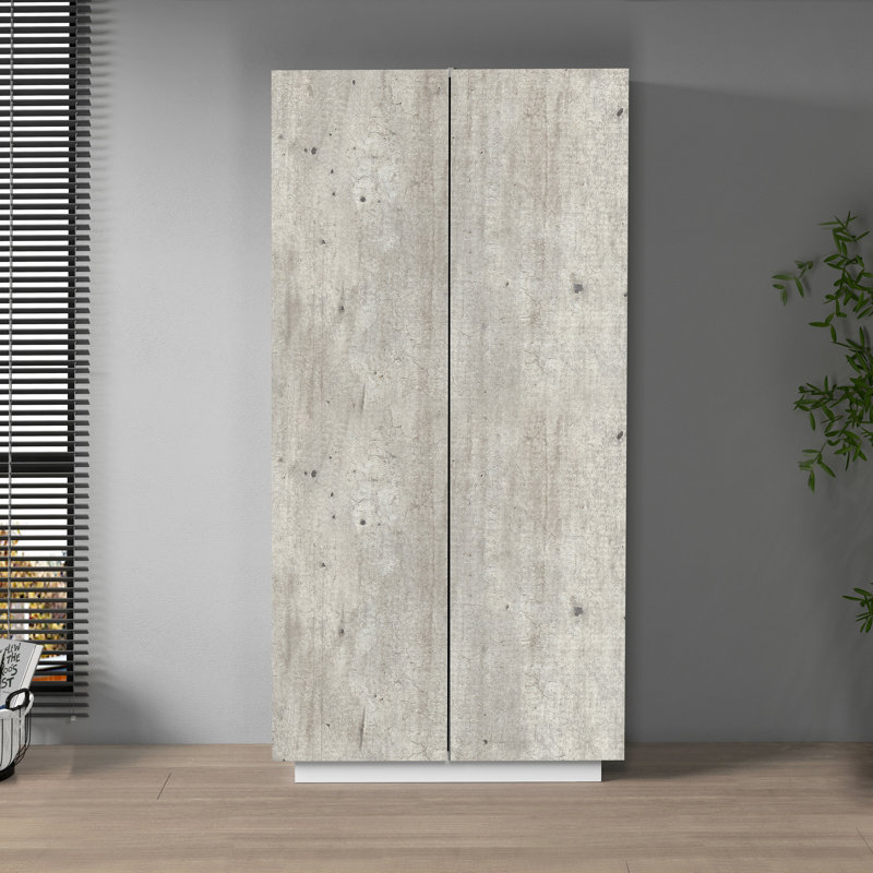Sawaira 2 -Door 3 -Shelf Storage Cabinet