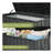 100 Gallon Outdoor Storage Deck Box Waterproof, Large Patio Storage Bin For Outside Cushions, Throw Pillows, Garden Tools, Lockable (Dark Brown)-113701166-113701158