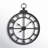 Selene Round Metal Modern Farmhouse Wall Clock