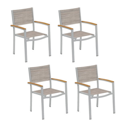 Travira Stacking Patio Arm Chair