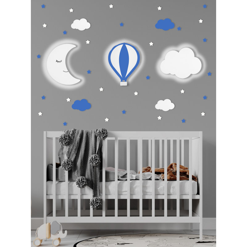 Paylag YL448 32cm LED Sign, Blue/White