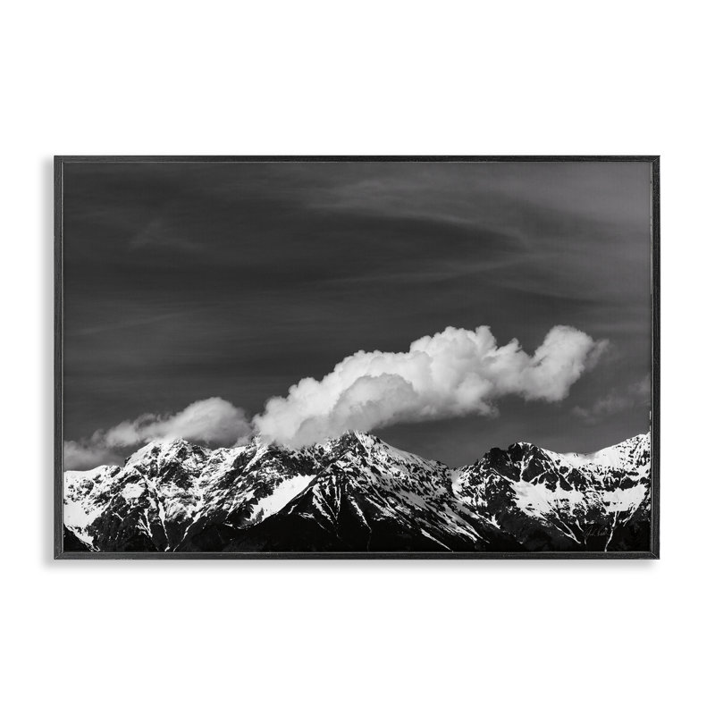 «Dolomites with Billowing Clouds», art de la giclée encadrée par Deborah Revell, H 12 po x l 18 po