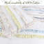 Ensemble de courtepointe réversible en coton standard bleu / jaune / blanc BB2022-081 2 pièces-1664988021