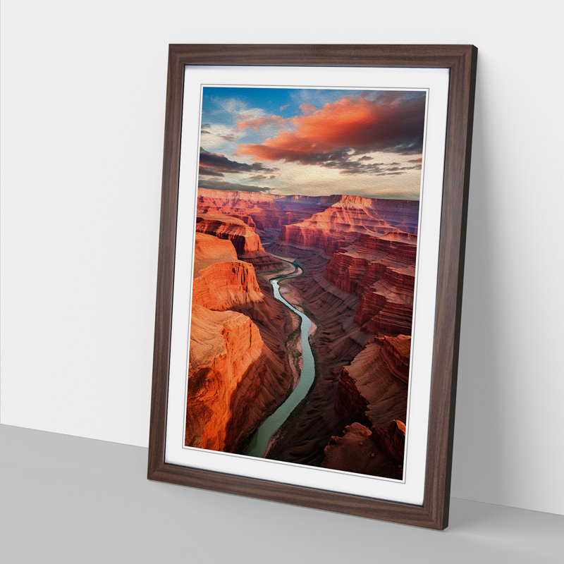 Grand Canyon Conceptual - Framed Print