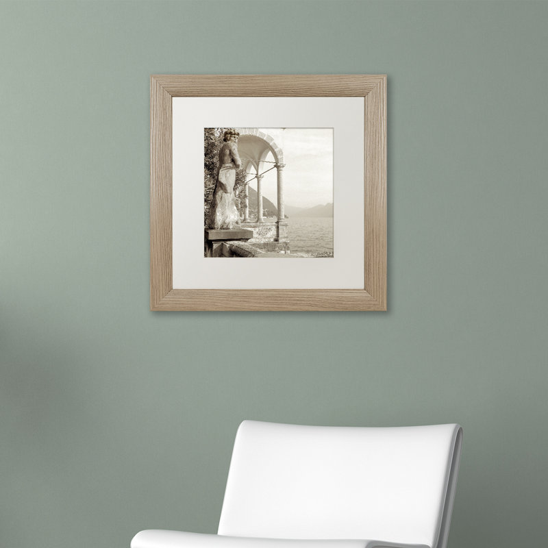 Alan Blaustein, «Giardini Italiano IV», reproduction de photo encadrée, H 16 po x l 16 po x P 0,5 po, Toile avec cadre brun