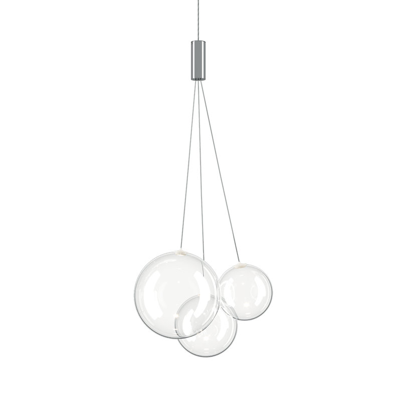 Lodes Random Suspension Lamp Low-V, Clear