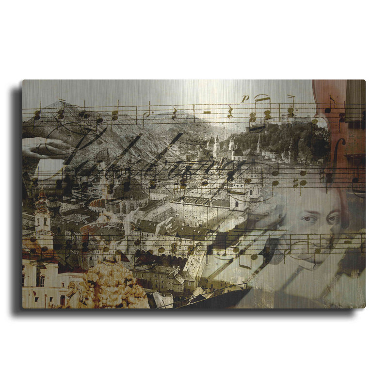 «Classical Music» par GraphINC, impression sur métal sans cadre, H 24 po x l 36 po x P 0,13 po