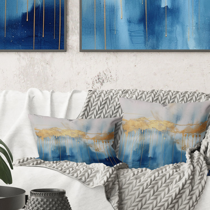 Coussin décoratif Momentary Spirit Golden Wave