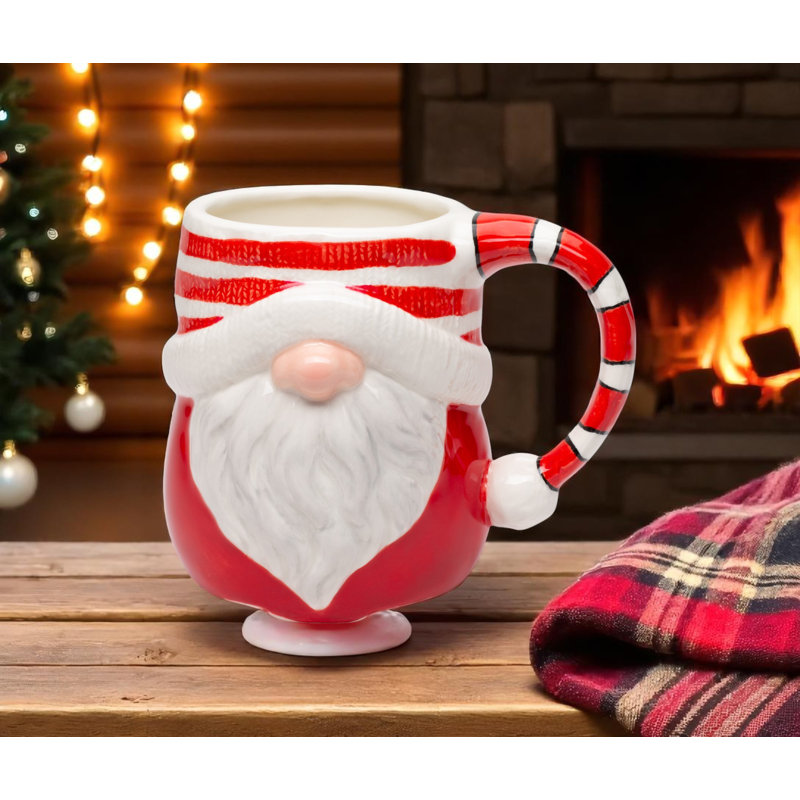 Gnome Santa Mug, Set of 1