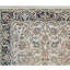Tapis beige et bleu noué à la main de haute qualité
