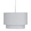 18cm H Cotton Drum Pendant Shade ( Uno )-1120873727
