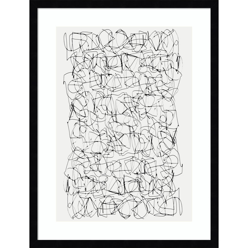 " Circuitry ", Black, 25" H x 19" W x 1" D