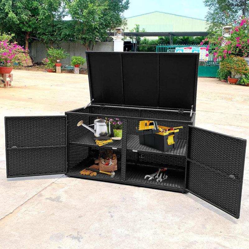 Flash W Deck Box, Black