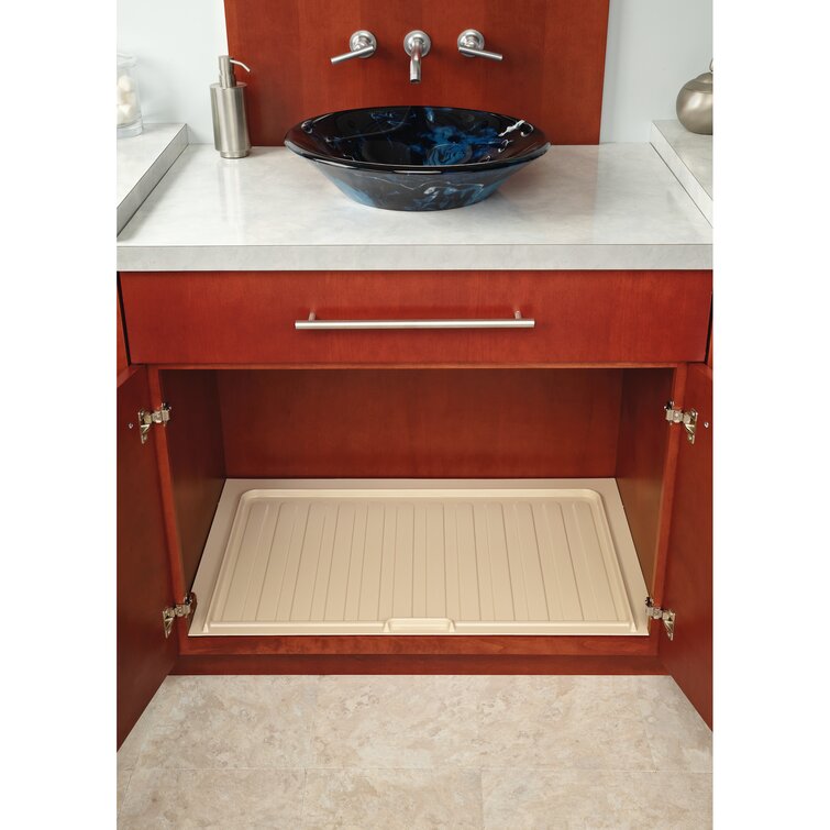 Rev-A-Shelf Polymer Trim to Fit Vanity Sink Base Cabinet Drip Tray