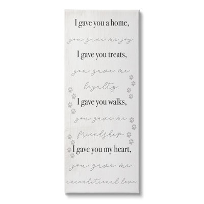" Gave You My Heart Pet Dog Family Phrases " by Daphne Polselli