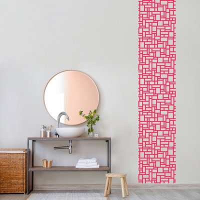 Abstract Non-Wall Damaging Wall Decal