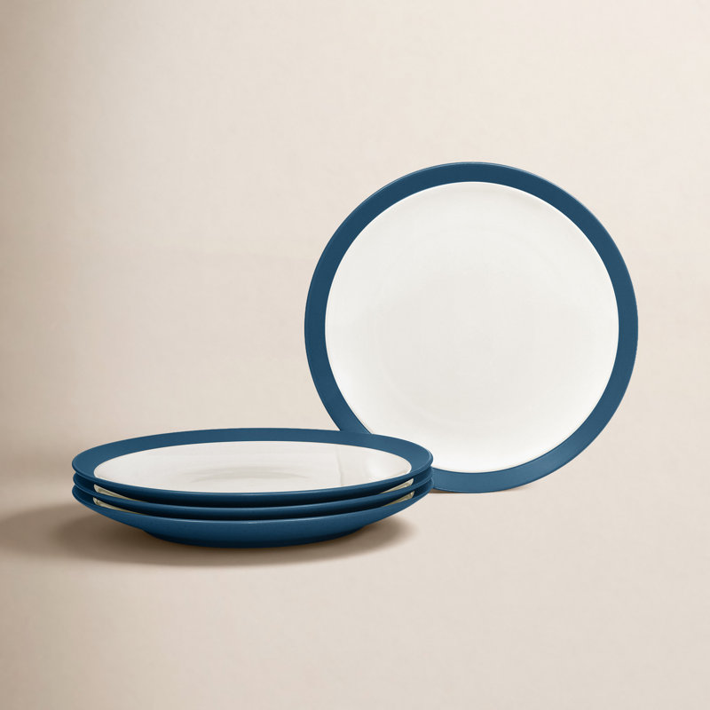 Noritake Colorwave Curve Dinner Plates 11", Blue