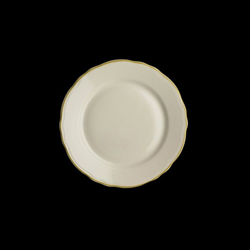 STYLELINE Maroo Plate Styleline, Blanc / Doré