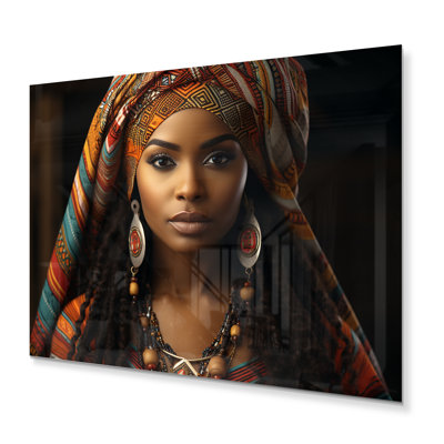 Emahiya tribal africain sur impression métallique