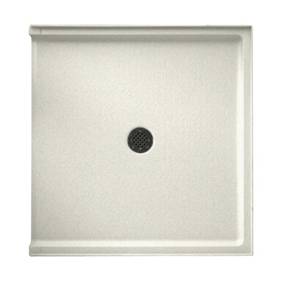 Base de douche à seuil simple 37 po x 38 po Solid Surface