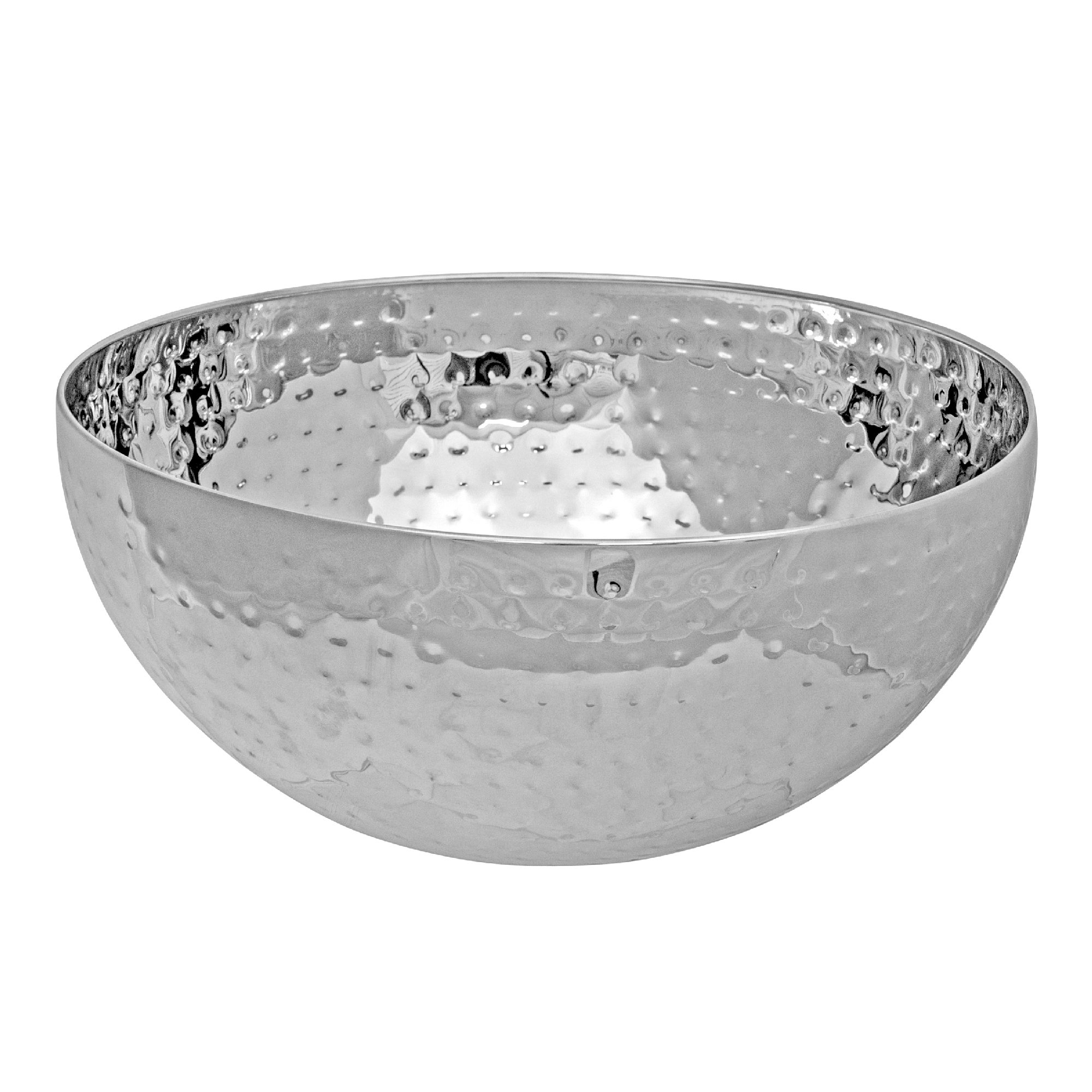 iH casadécor IH Casa Decor Stainless Steel Hammered Salad Bowl 11 ...