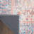 Machine Washable Oriental Blue/Red Area Rug-855701838
