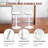 Swivel Upholstered Adjustable Height Counter Stool-107126388