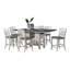 Table antique blanche et grise