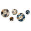 Maelyne - Ensemble de 5 reproductions d'art floral