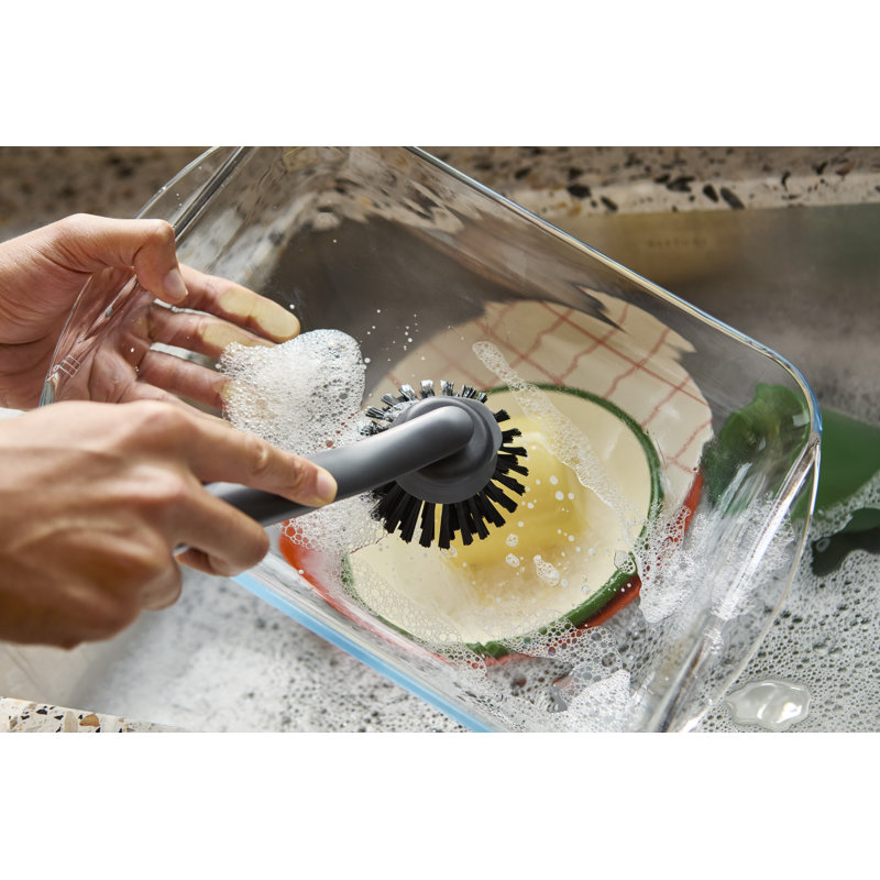 Joseph Joseph SinkTech Dish Brush & Sponge Set with Storage Stand