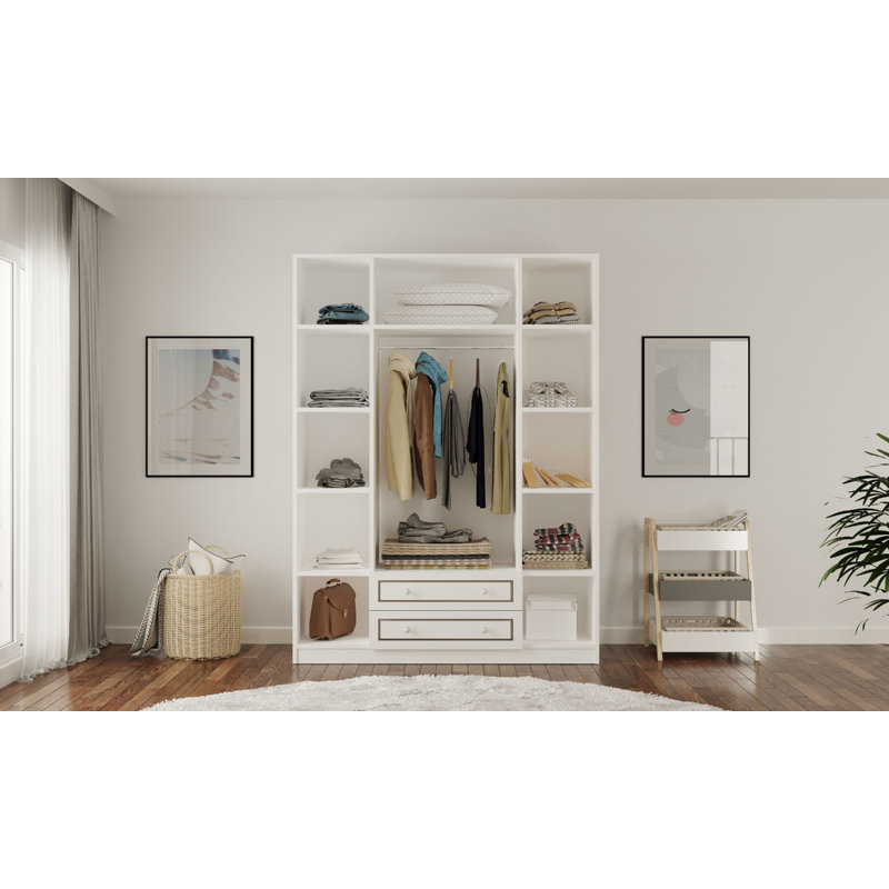 Vancamp 4 Door Manufactured Wood Wardrobe
