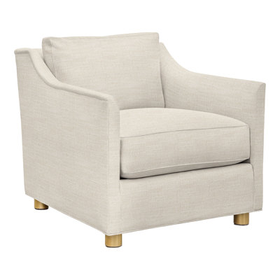 Newlin Linen Sunbrella® Cotton Armchair
