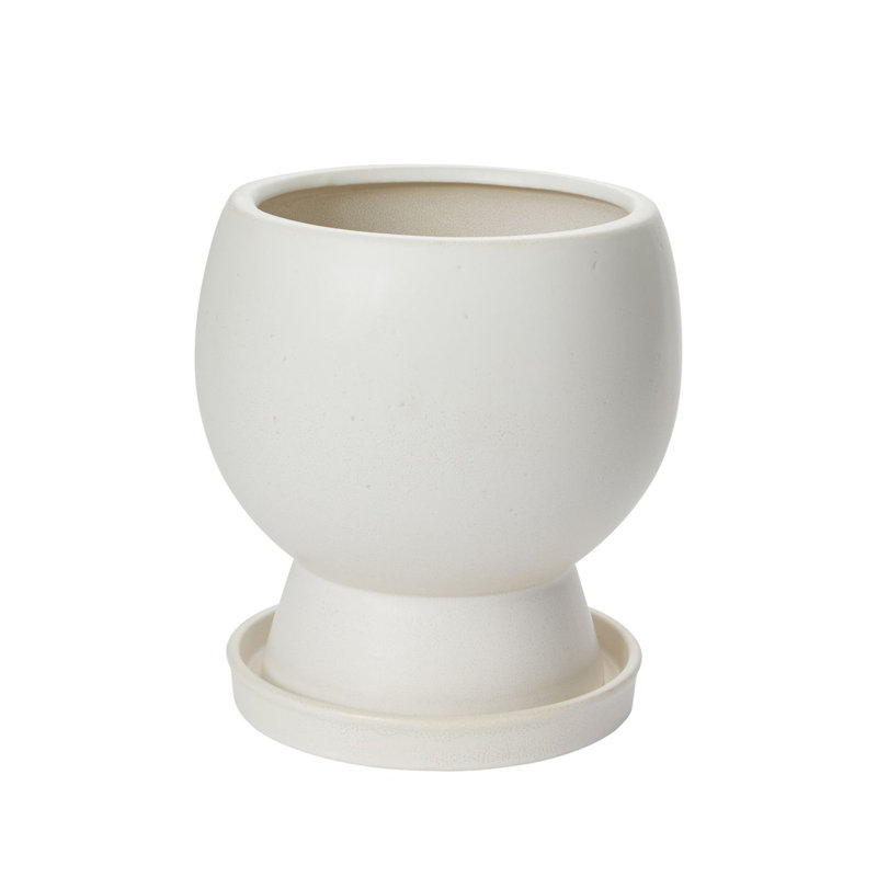Pot à fleurs en céramique Goodlow, H 10,25 po x l 9 po x P 8,75 po