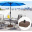 Support de parasol, support de parasol carré pour patio, base de parasol d'extérieur robuste