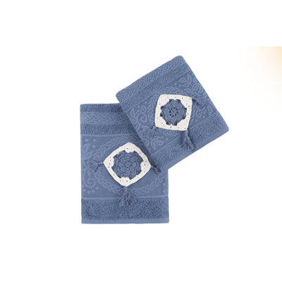 Ensemble de serviettes 100% coton 2 pièces Ruzgar