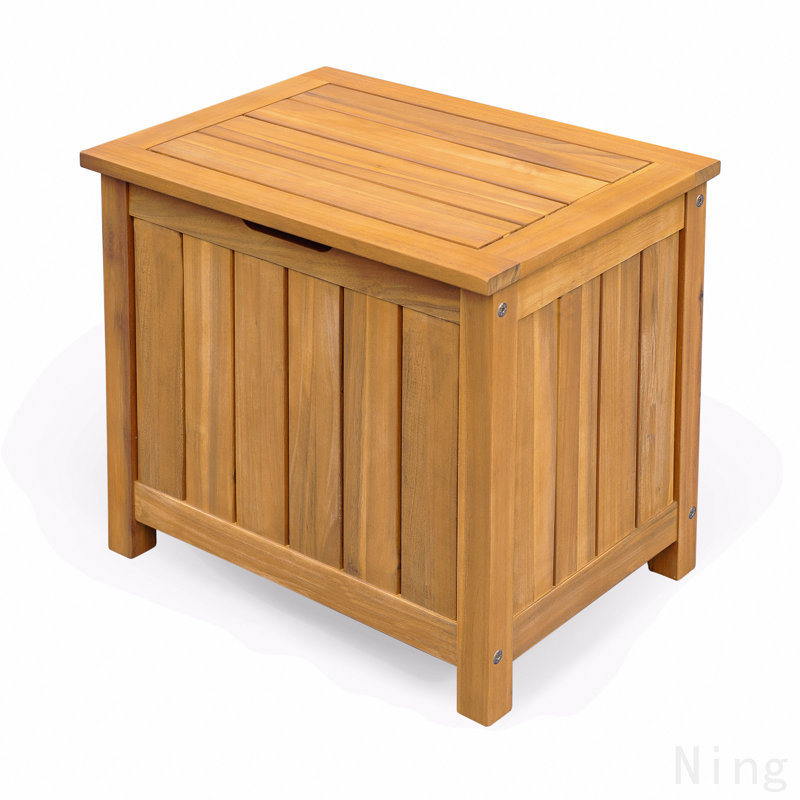 Portside 30Gallons Wood Deck Box, 30 Gallon