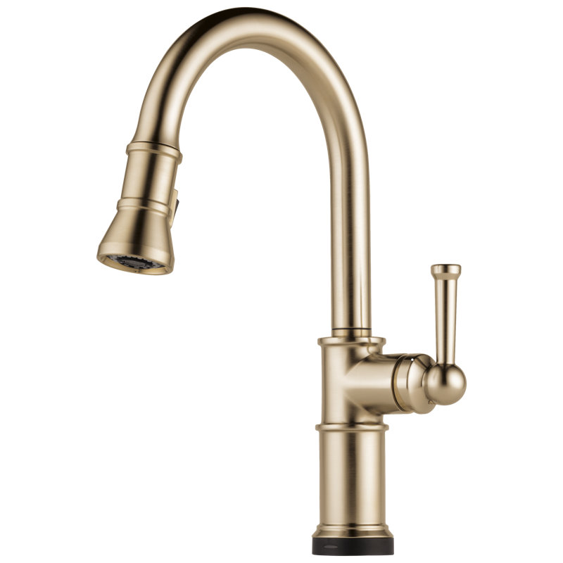 Artesso® Pull-Down Touch Single Handle Kitchen Faucet with SmartTouch® Technology, Luxe Gold