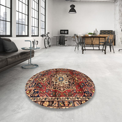 Tapis traditionnel rouge / bleu / beige
