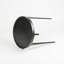 Med. Table en fonte d'aluminium noir antique