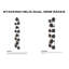 Latawn 2 Bottle Wall Mounted Wine Bottle Rack-575719423