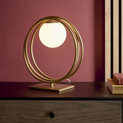 Neri 31Cm Brushed Gold Table Lamp