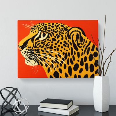 Artistic Leopard - Wrapped Canvas