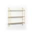 Support décoratif en métal à 3 niveaux - Fixation murale pour livres, objets de collection en chêne rustique pour livres-120652816