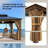 Patio Hardtop Double-Roofed Metal Patio Gazebo Multiple Sizes-111705239-111705237