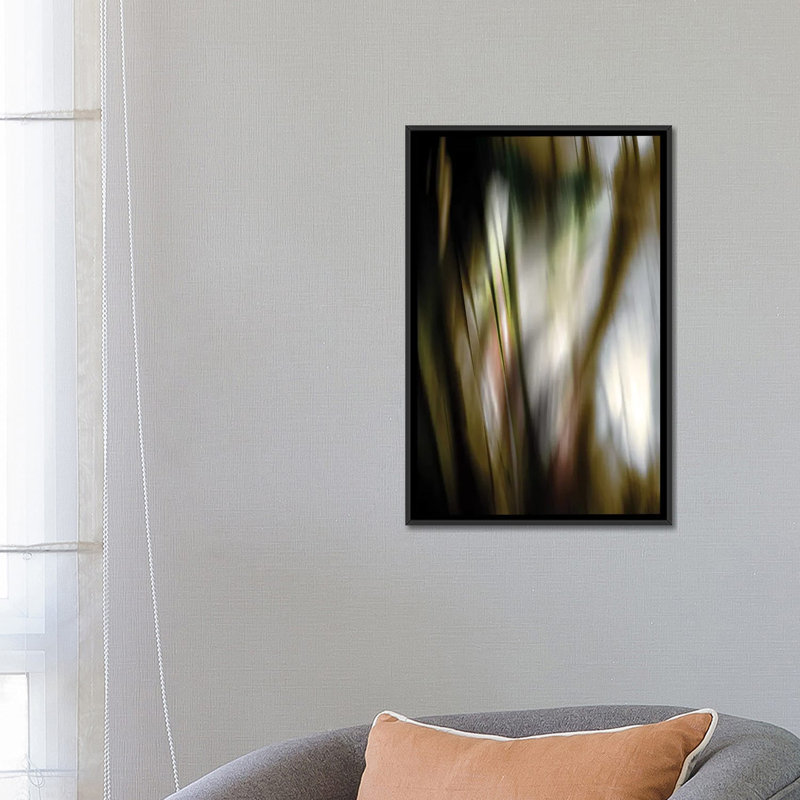« organic iii », impression sur toile, H 26 po x l 18 po x P 1,5 po, Pas de tapis, Toile avec cadre noir