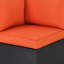 Canapé modulaire d'extérieur avec coussins 110,2 po Siardus-924516281-924516283