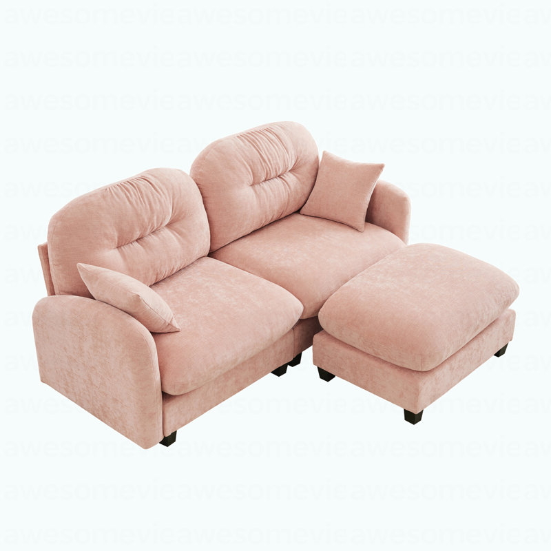 Canapé modulaire en L avec repose-pieds Cloud